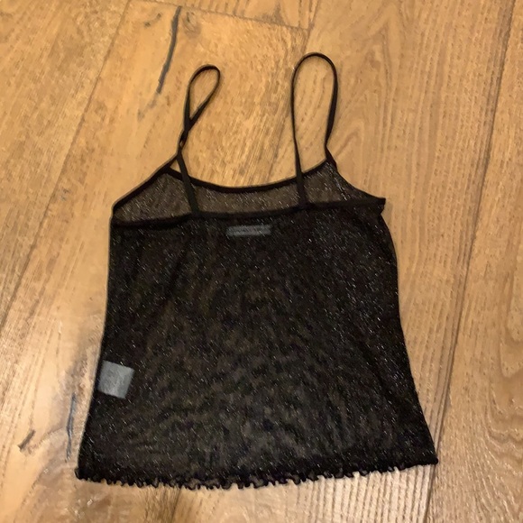Rare Sheer Glittery Brandy Melville Top - Picture 3 of 3